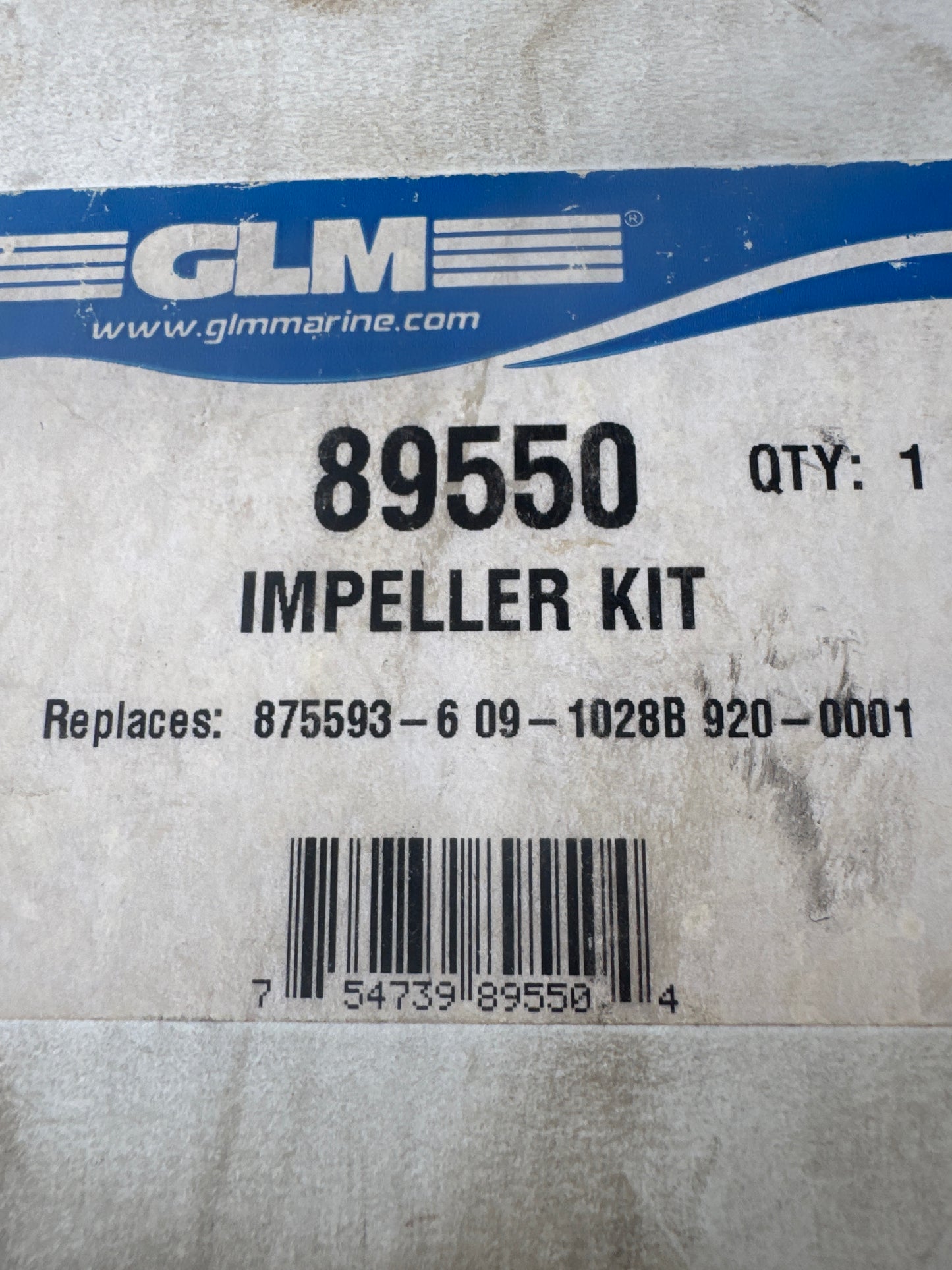 Sierra 18-3077 Marine Impeller Kit Cummins 650607 GLM 89550 Jabsco 920-0001 Pump