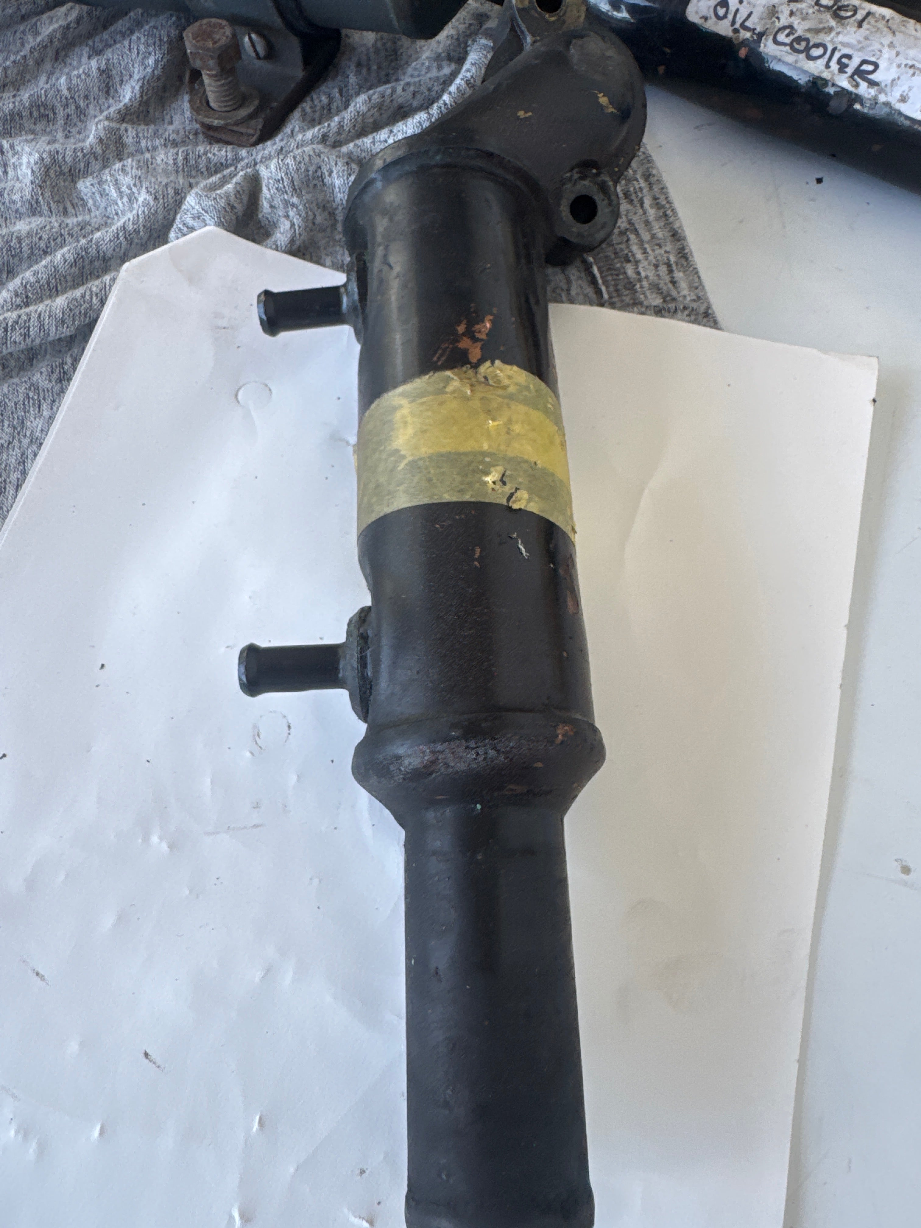 Volvo Penta Dp A 290 Power Steering Oil Cooler 383482 heat Exchanger