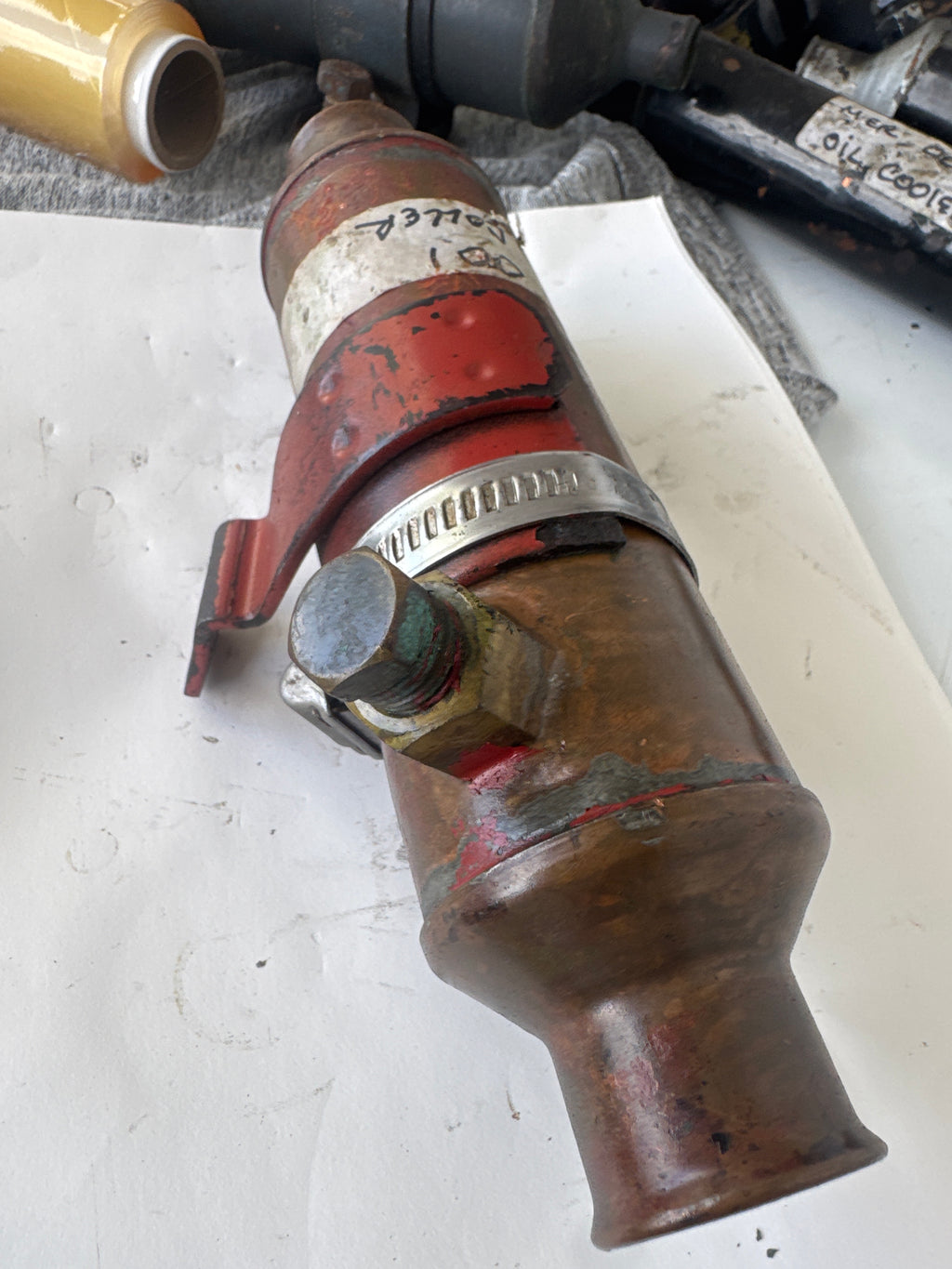 Volvo Penta power Steering oil Cooler 857153