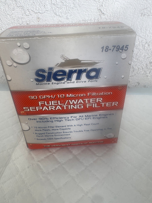 New Sierra 18-7945 Fuel Water Separator Filter