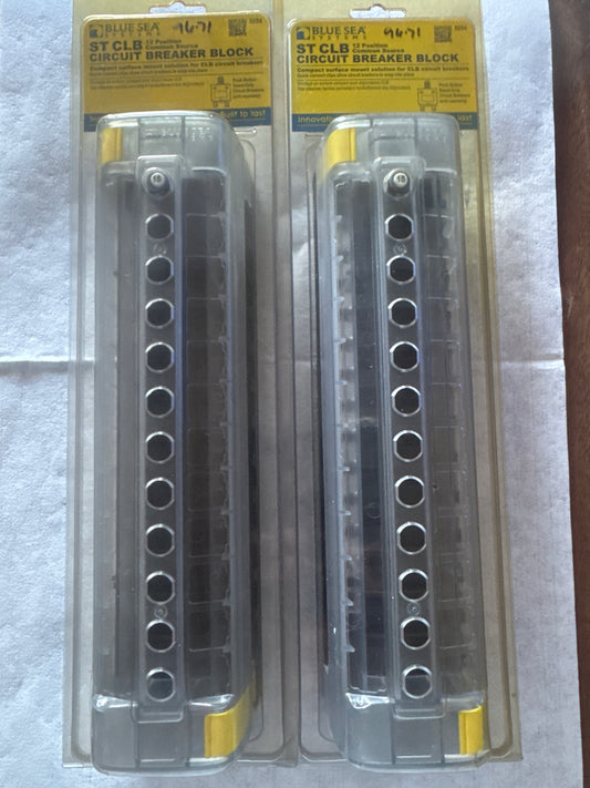 Blue Sea System Circuit Breaker Block -New (2units)