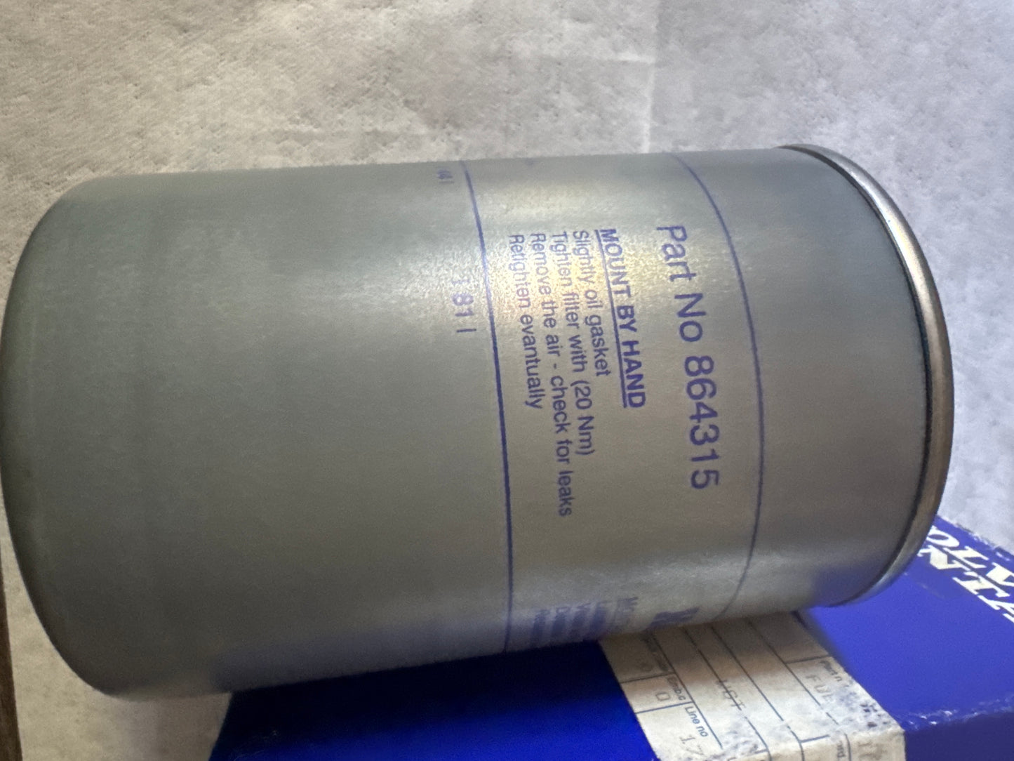 Volvo Penta 864315 Oil Filter – New Marine Engine Filter (Open Box)