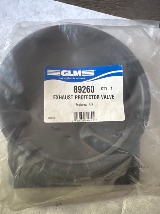 GLM 89260 Exhaust Protector Valve – OMC Marine Flapper Valve – New (Open Box)