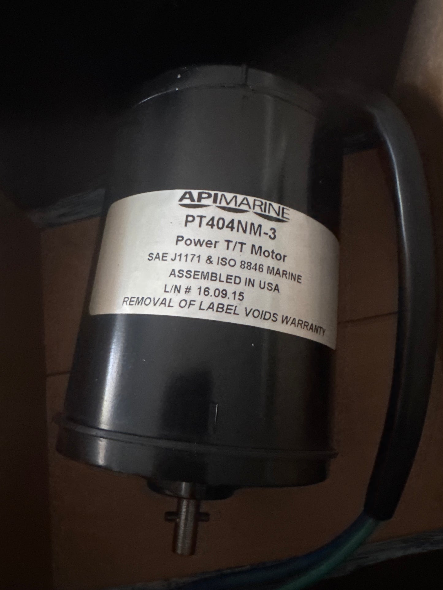 API Marine PT404NM-3 Power Tilt & Trim Motor | SAE J1171 Marine | Assembled in USA