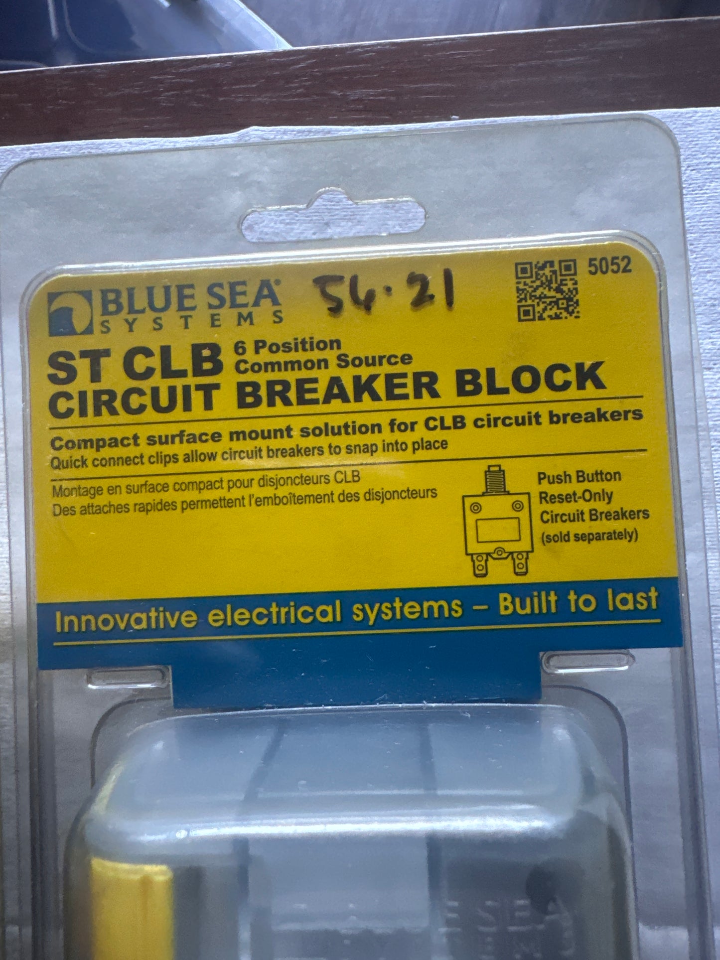 Blue Sea System St CLB 6-Circuit Breaker Block (Model 5052) 2 units