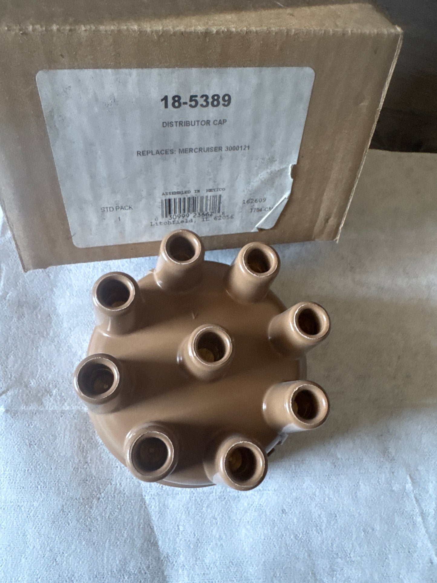 Sierra 18-5389 Distributor Cap – MerCruiser Replacement (New Open Box)