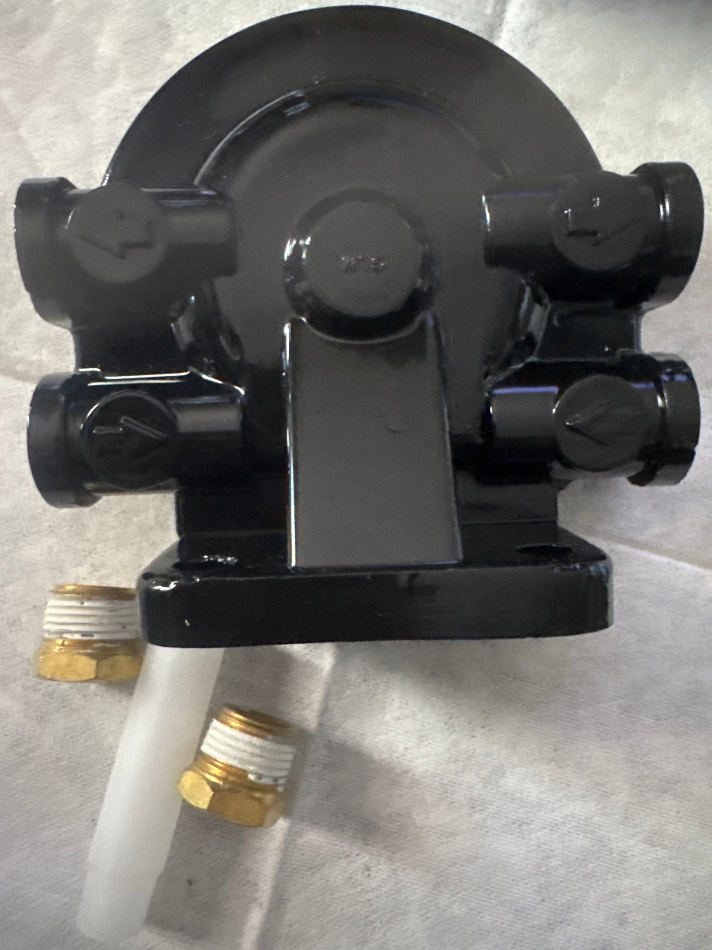 GLM 25020 Aluminum Bracket – 3/8” NPTF Ports – Marine Mounting Bracket – New (Open Box