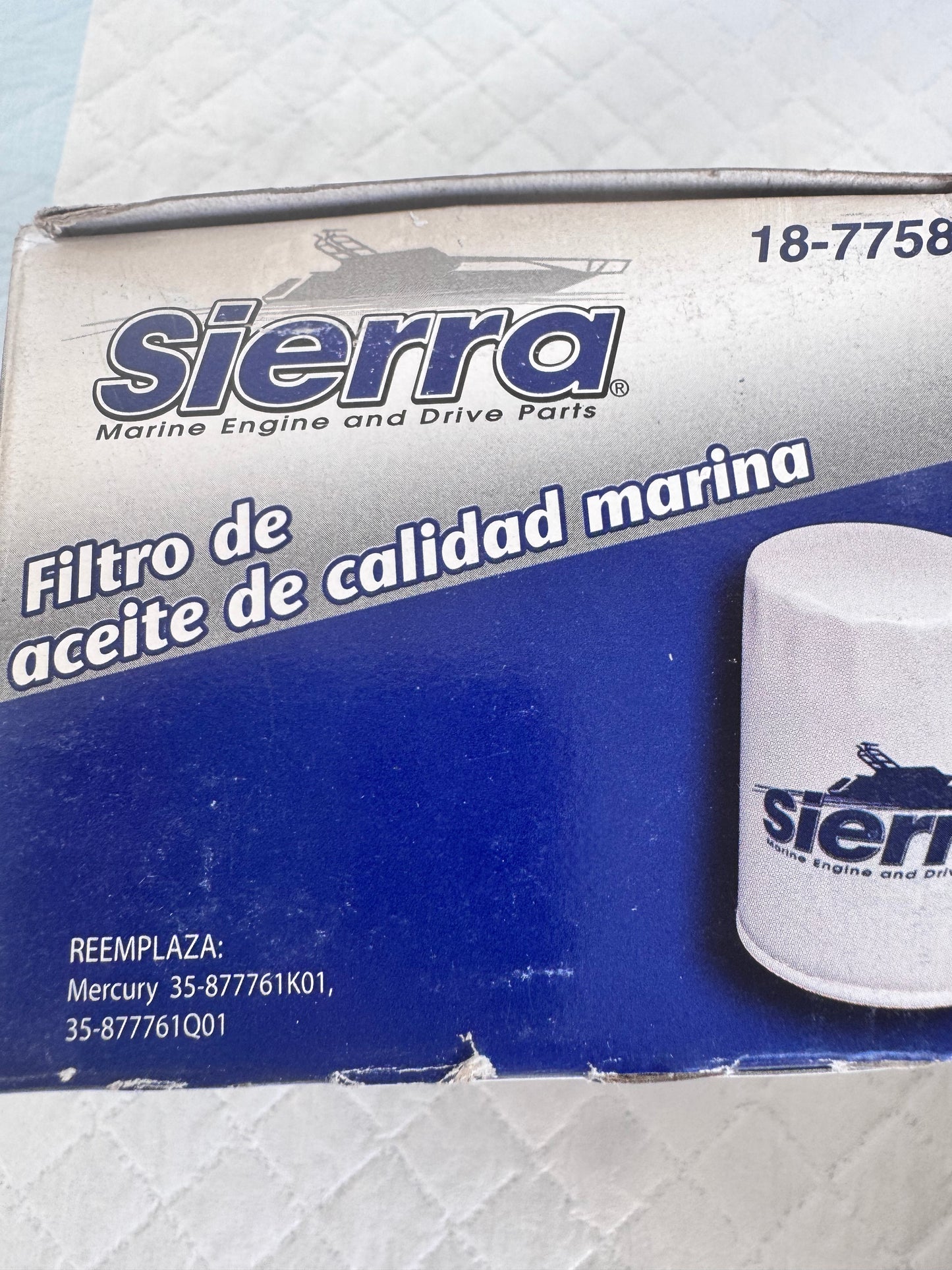 Mercury Outboard Oil Filter | Sierra 18-7758