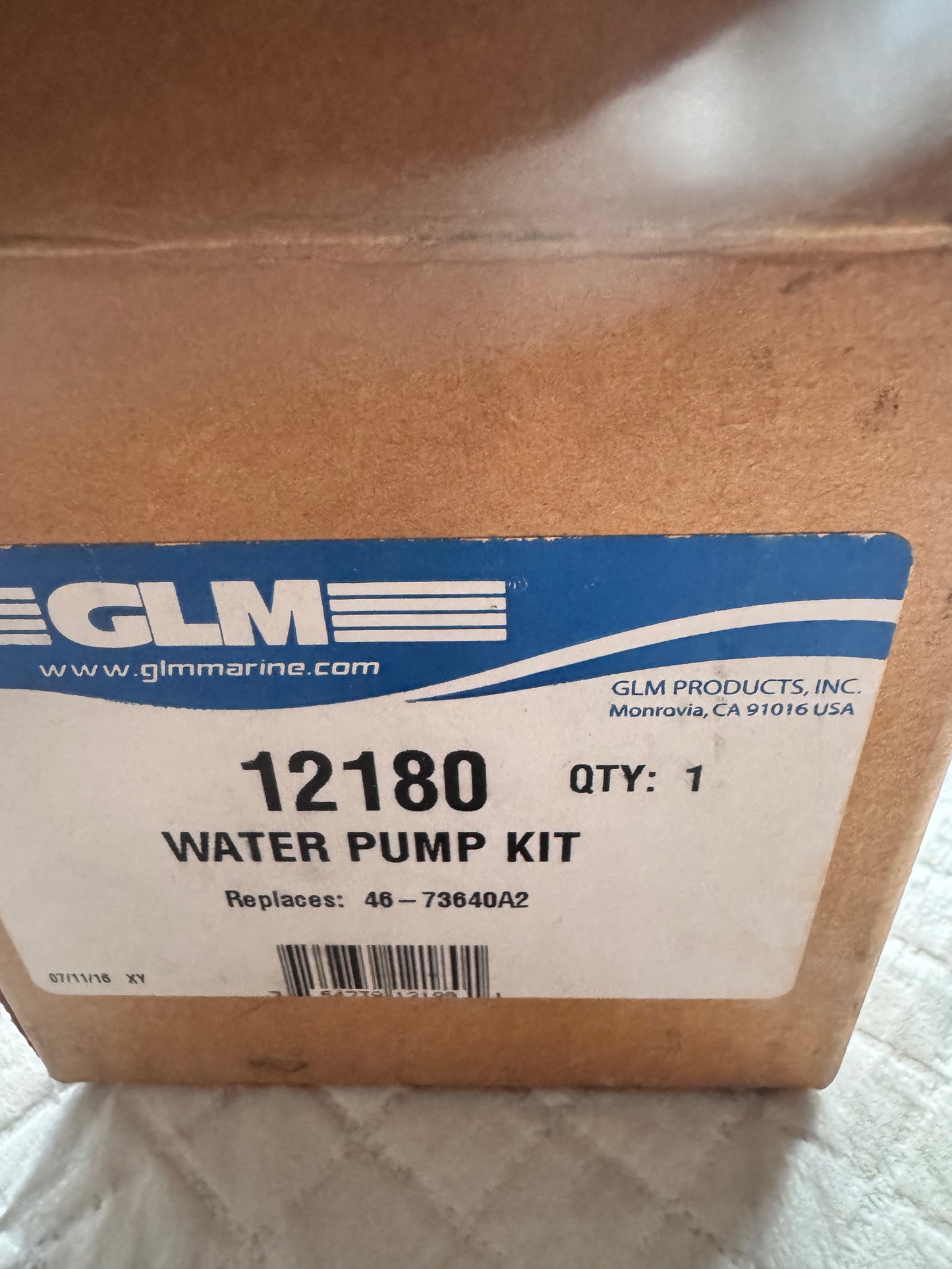 Water Pump Kit GLM 12180