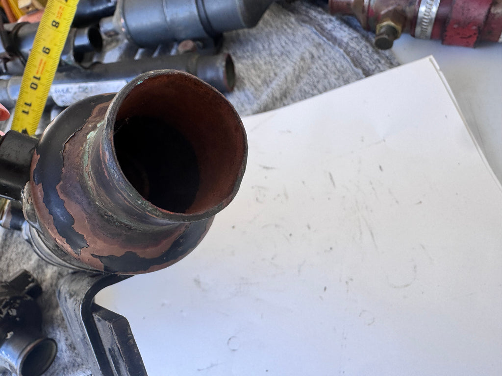 Mercury Mercruiser Stern Drive Power steering oil cooler with Mount