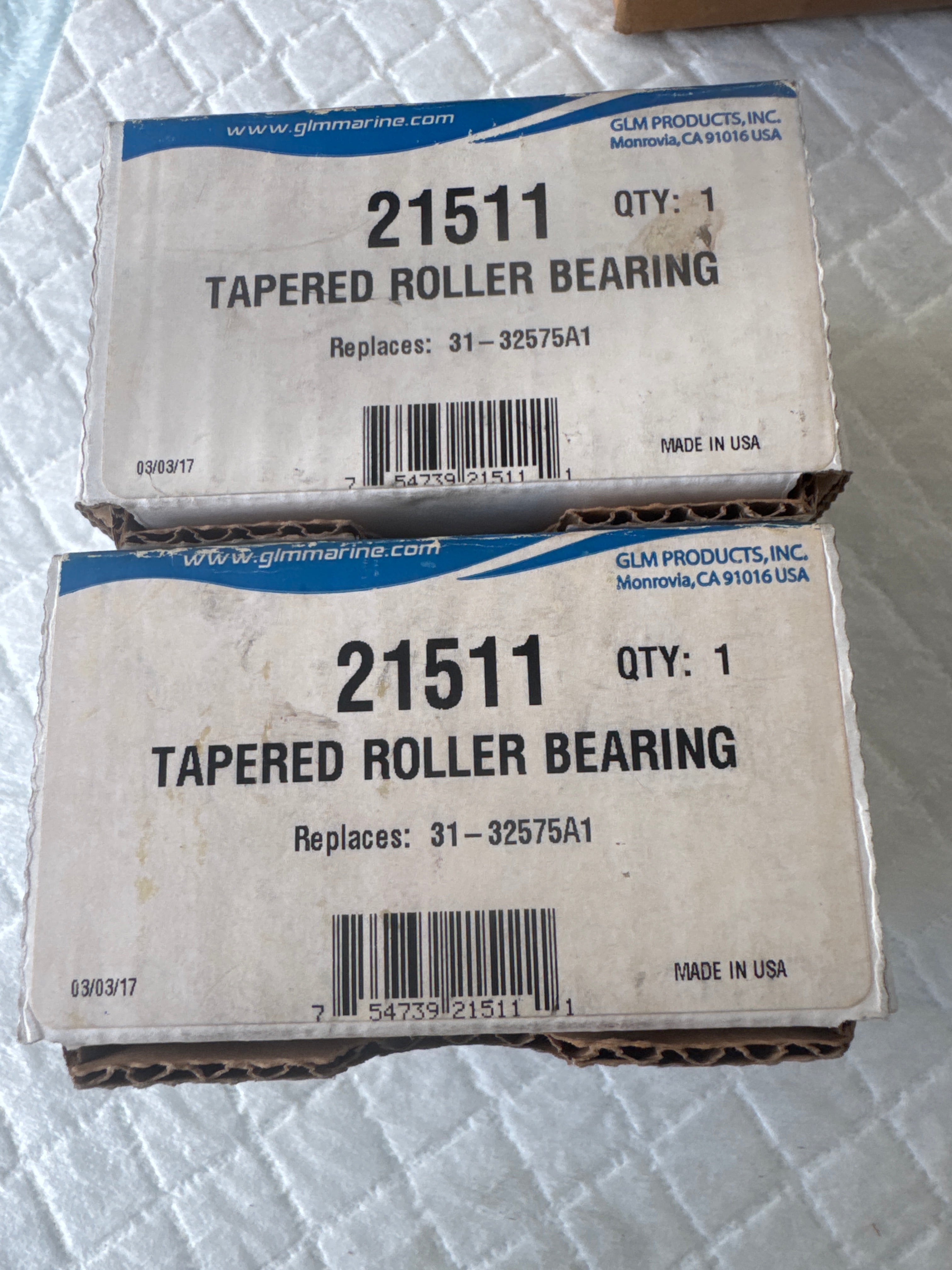 DRIVE SHAFT BEARINGS GLM 21511