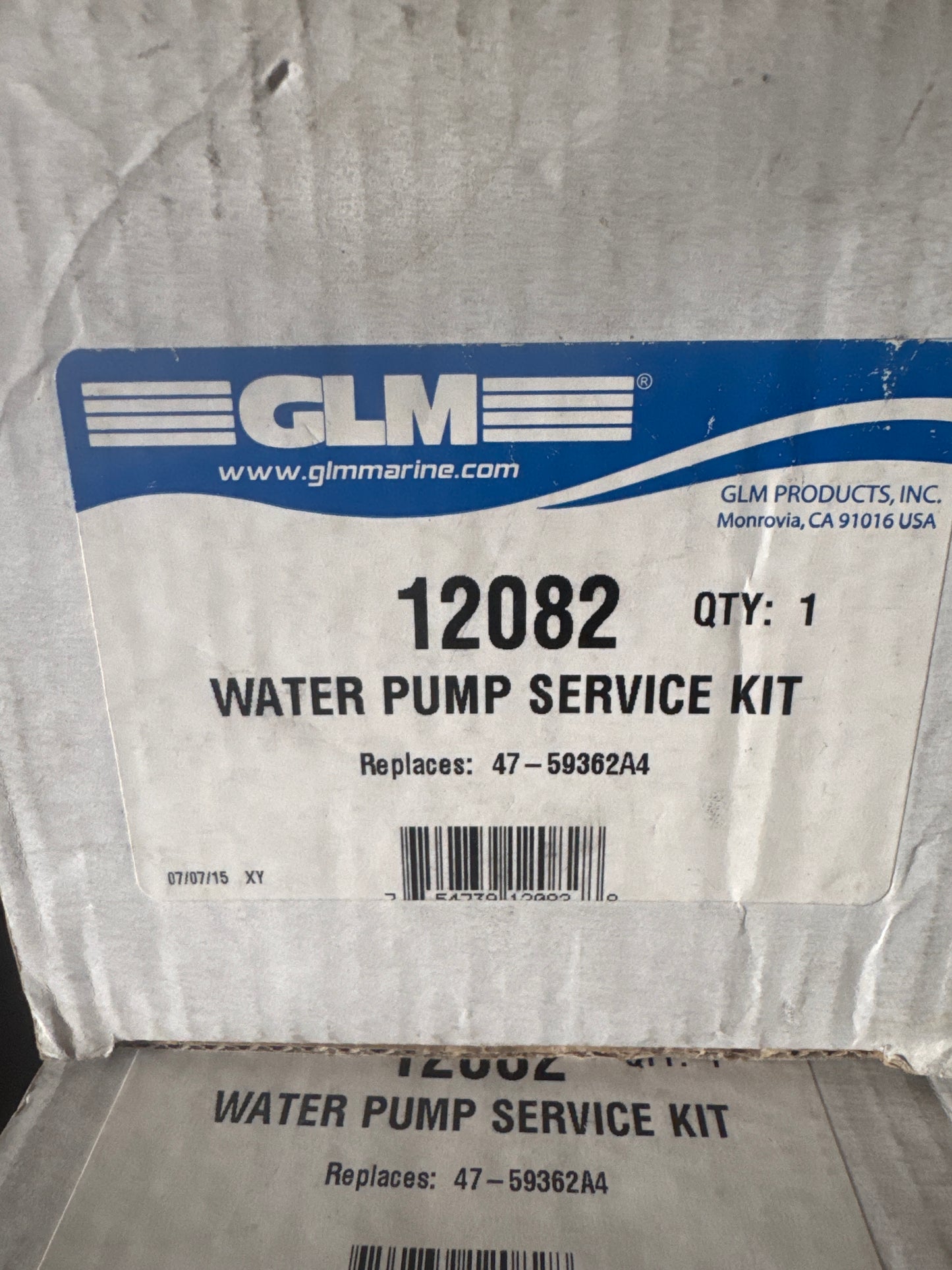 GLM 12082 Water Pump Service Kit fits Mercruiser two piece pump