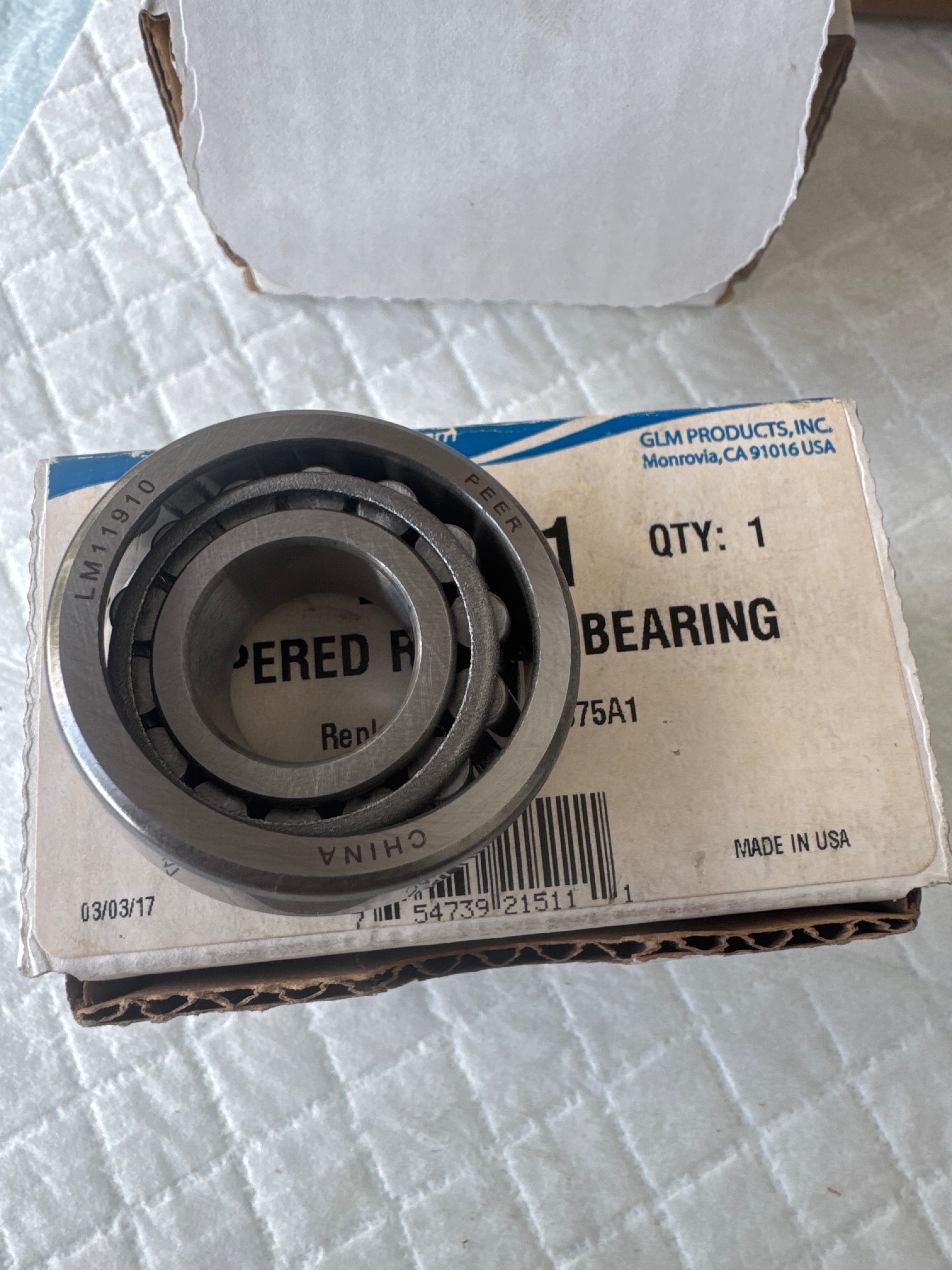 DRIVE SHAFT BEARINGS GLM 21511